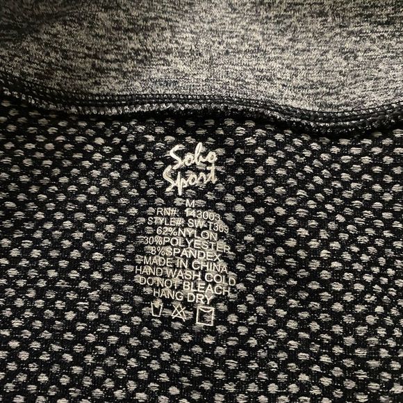 Workout gray zipped up sweater - Picture 5 of 5